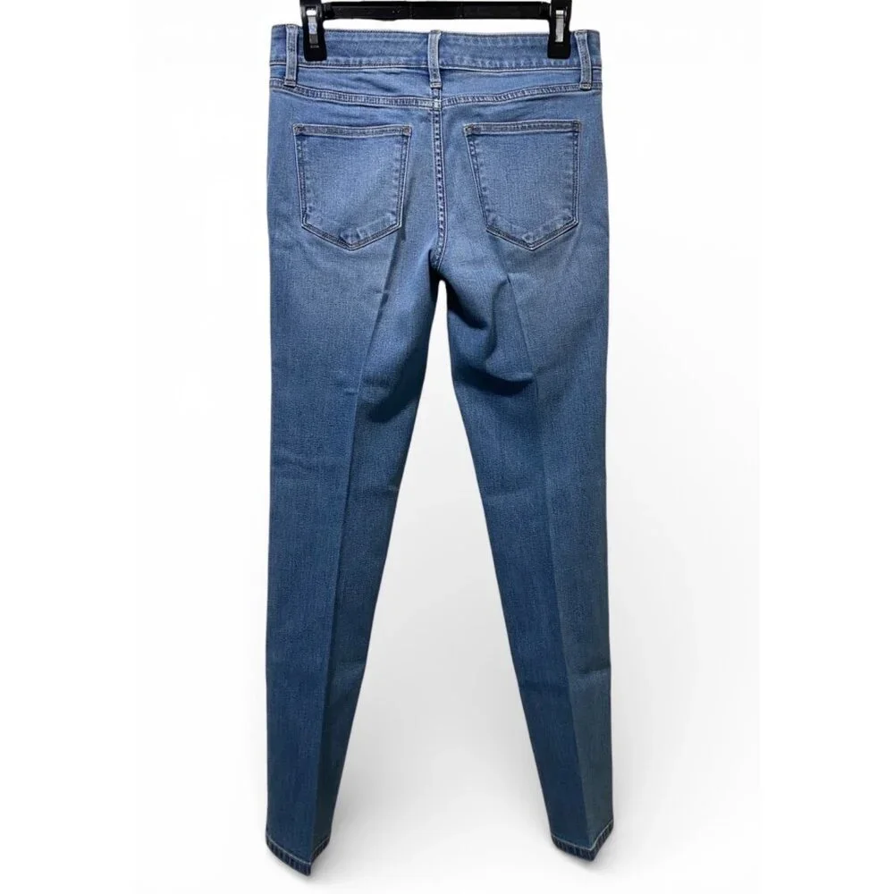 St. John’s Bay Women’s Straight Leg Jeans Size 2S Blue Stretch Denim - Picture 2 of 13